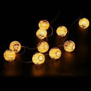 10 LED Spider Patterned String Lights