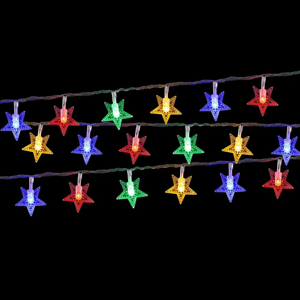 150 LED Star String Lights in Tub Asst