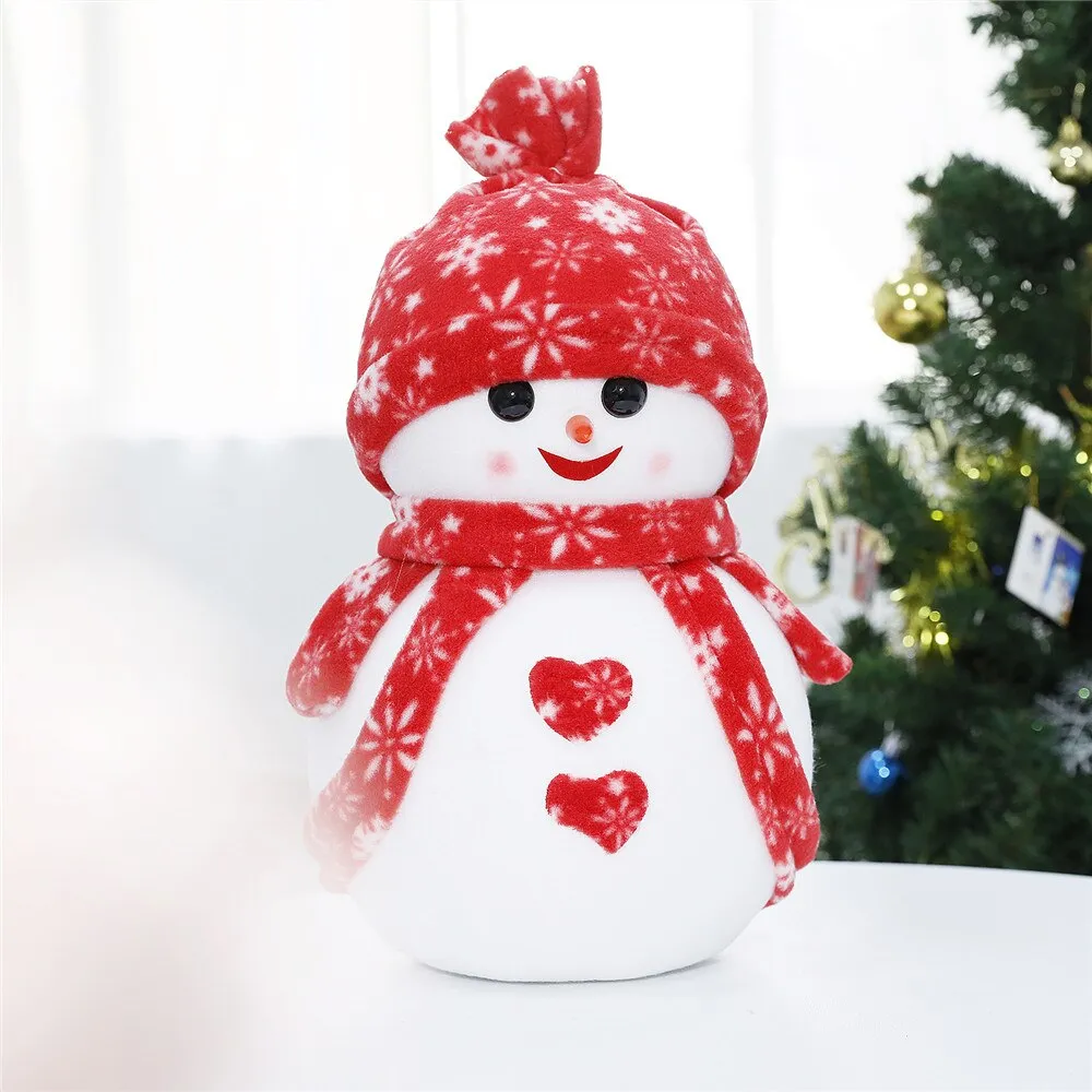 20/25/35cm Christmas Styrofoam Craft Snowman Doll Polystyrene Foam Molds Ornament for New Year Christmas Home Decoration