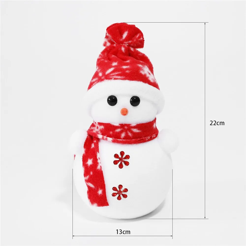 20/25/35cm Christmas Styrofoam Craft Snowman Doll Polystyrene Foam Molds Ornament for New Year Christmas Home Decoration