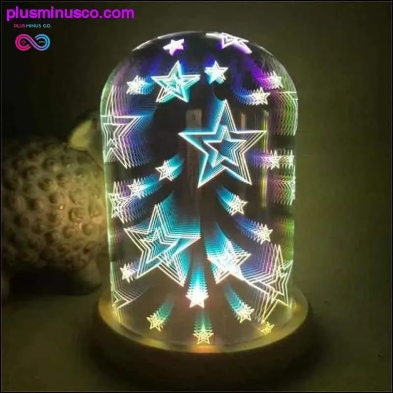 3D Magic Night Light Table Lamp LED USB Innovative