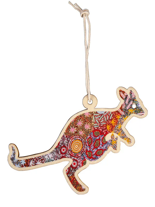 Aboriginal Christmas Kangaroo Decoration Grandmother's Country