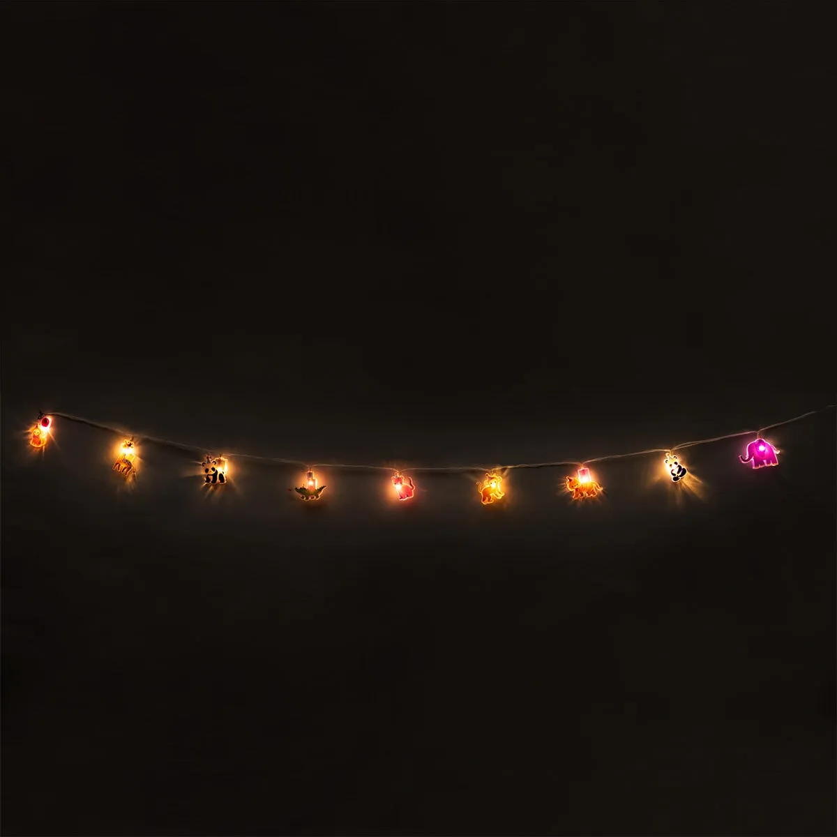 Animal string lights. 262 cm