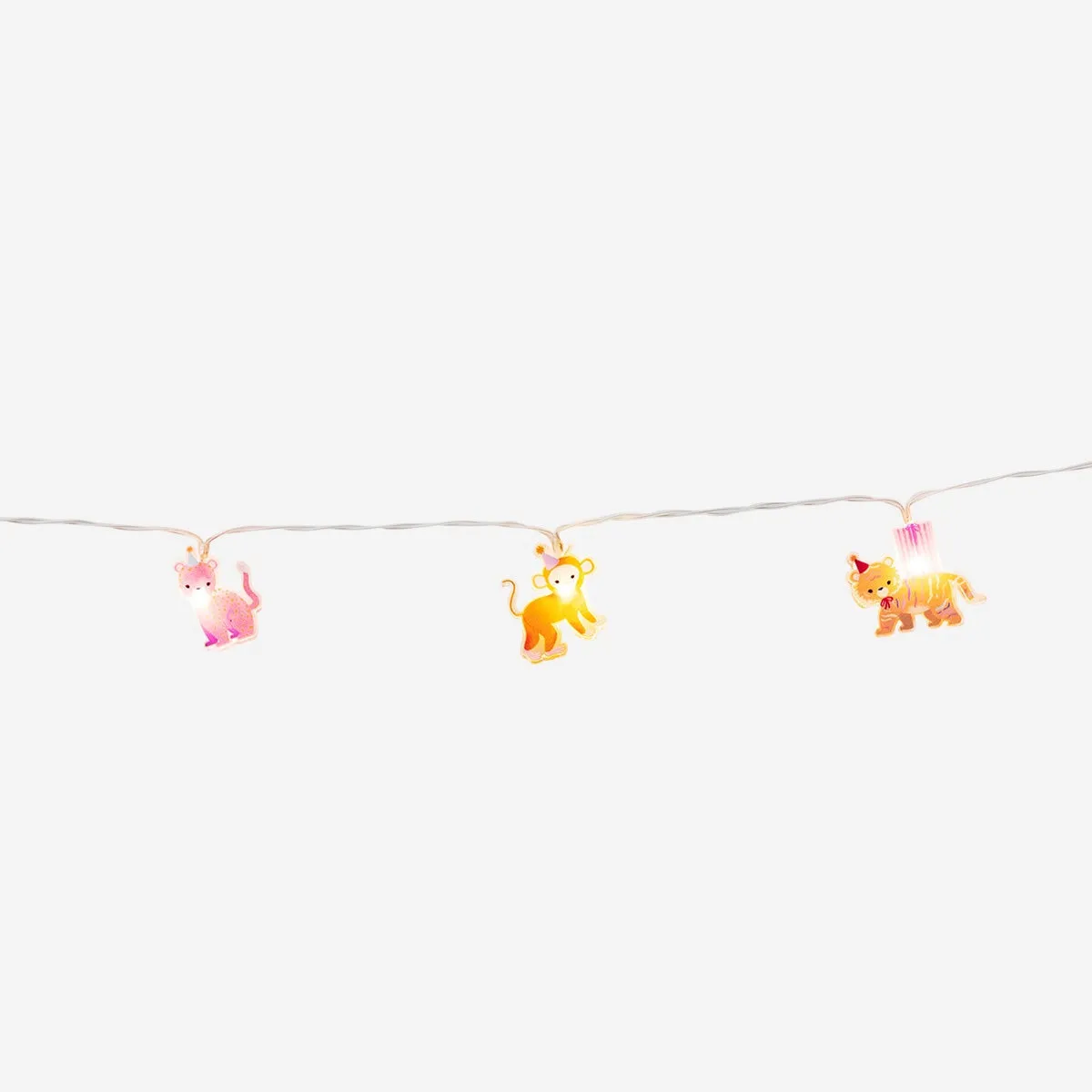 Animal string lights. 262 cm