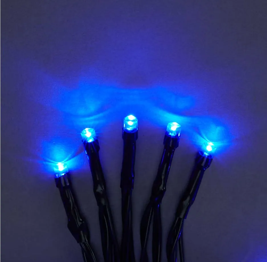 Anko Solar Powered 200 LED Blue String Lights/Suitable for Outdoor