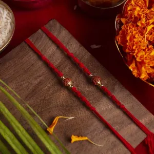 Auspicious Rudraksha Rakhi