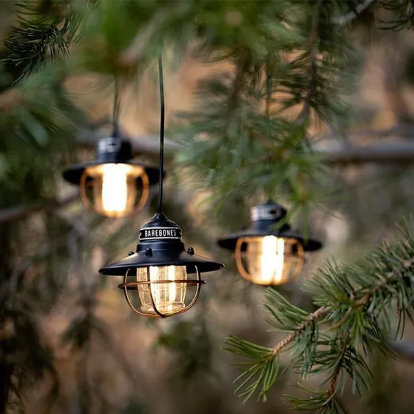 Barebones Edison String Lights Red