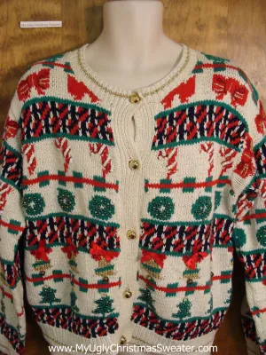 BEST 2sided 80s Tacky Funny Christmas Sweater