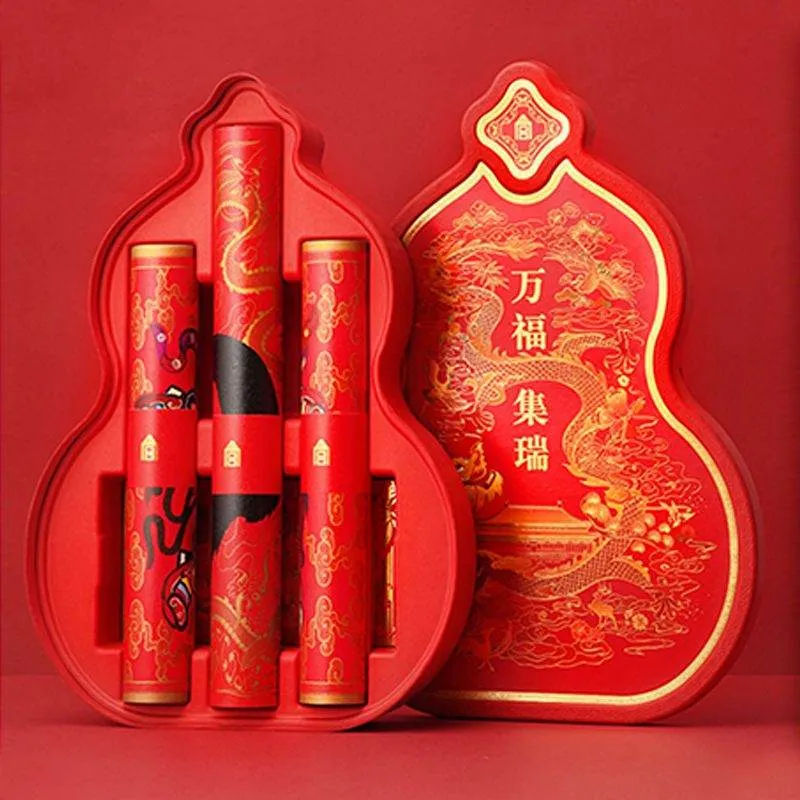 Chinese New Year 2025 Blessings Spring Festival Couplets Gift Set