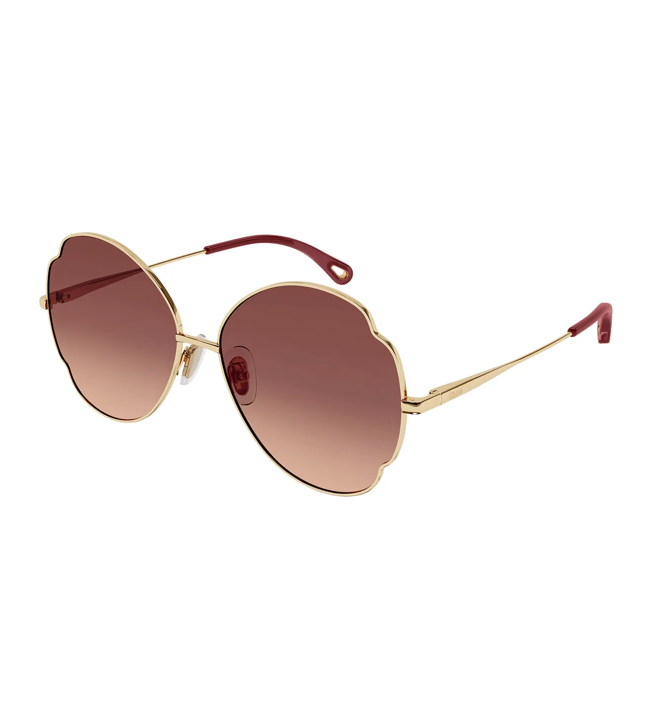 Chloe Women's Red Butterfly Sunglass