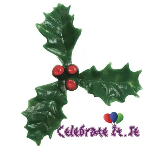 Christmas Cake Decoration - Holly