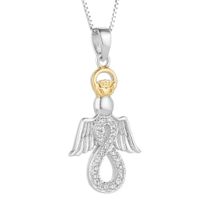 Claddagh Angel Necklace