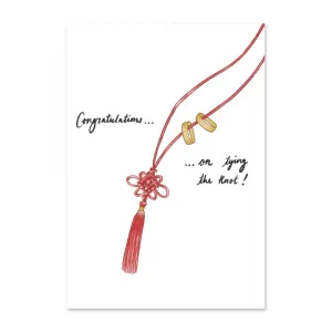  Congratulations on Tying The Knot  Card