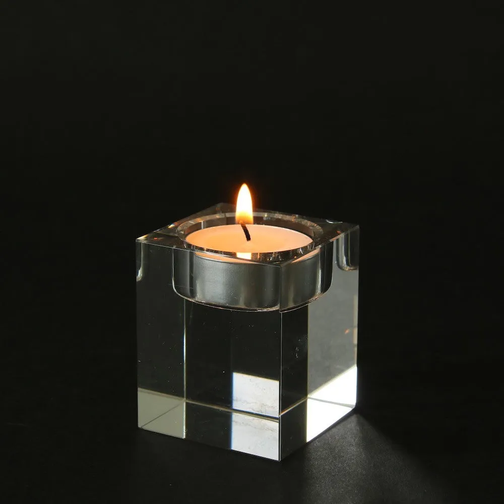 Cubik Glass Candle Holders