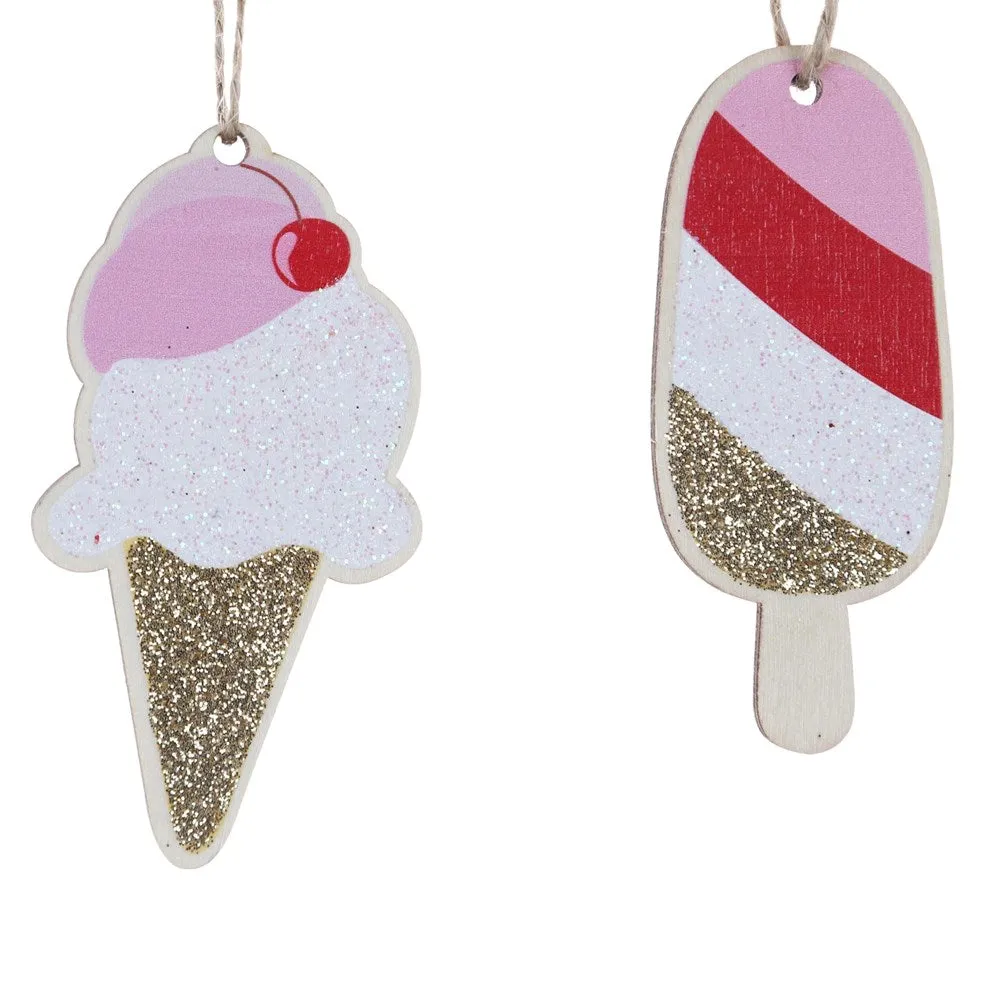 Cute Ice Creams Hanging Decoration Pink