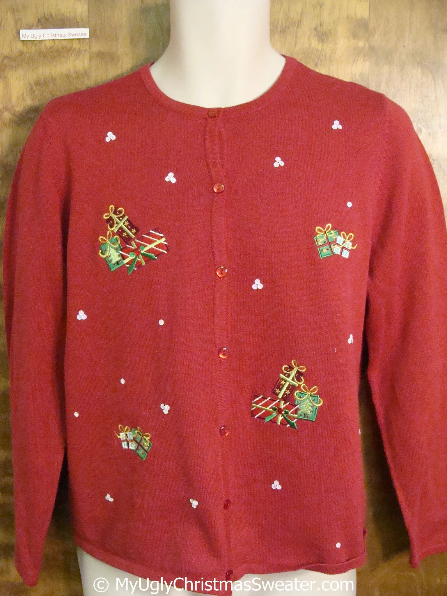 Cute Red Ugly Christmas Sweater