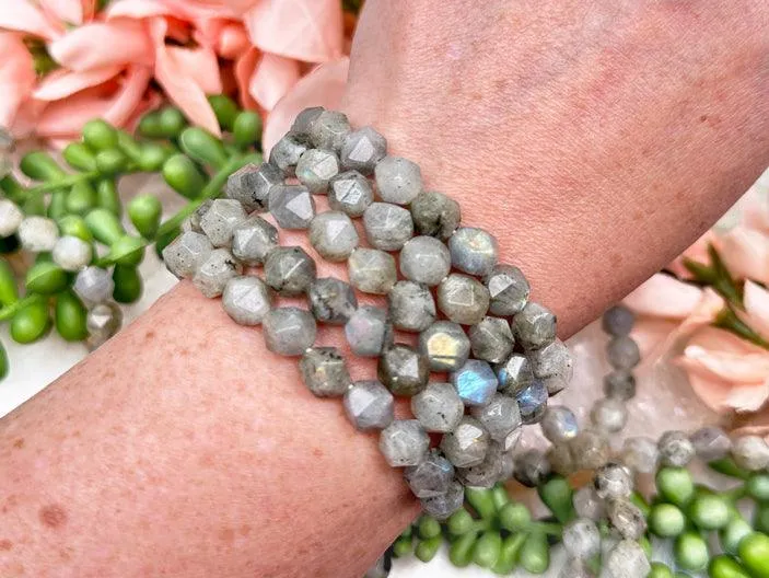 Diamond Labradorite Bracelet