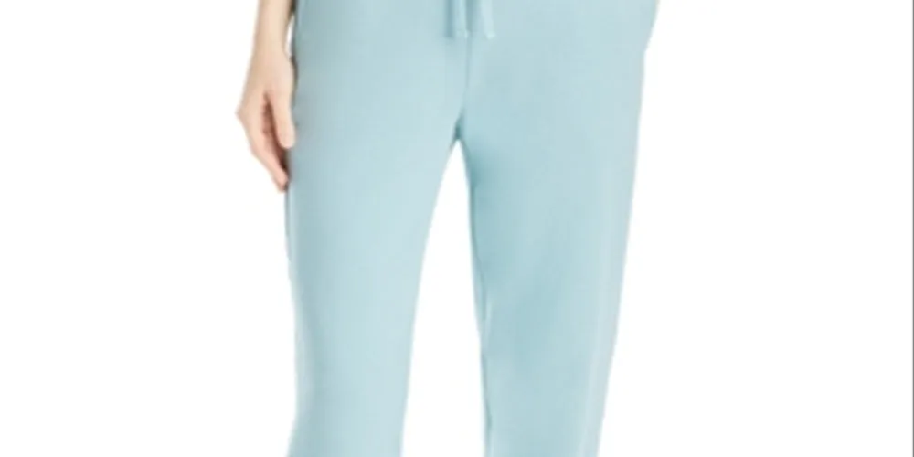 Eileen Fisher Women's Organic Cotton Ankle Track Pants Blue Size Petite Medium