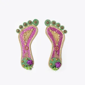 Embellished Lakshmi Feet