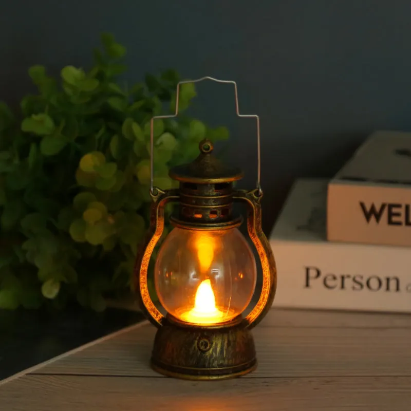 European Style Night Light Retro Oil Lamp