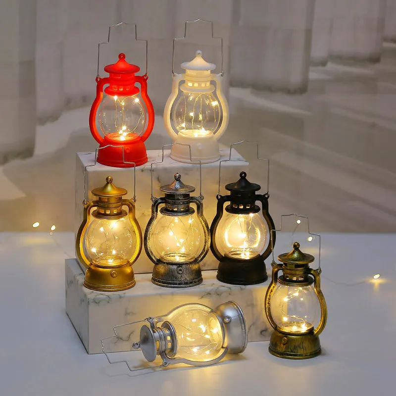 European Style Night Light Retro Oil Lamp