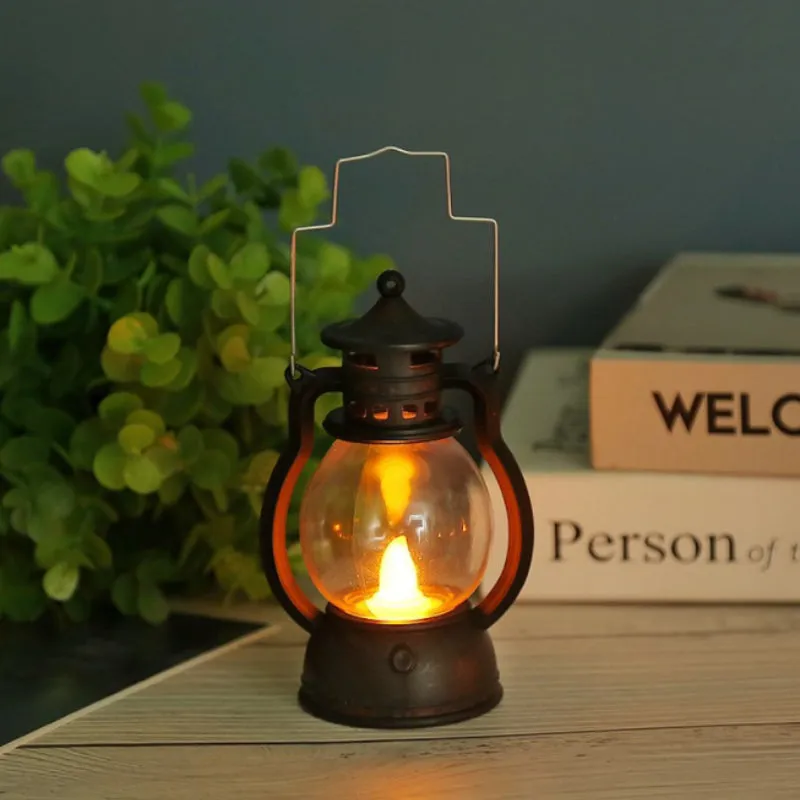 European Style Night Light Retro Oil Lamp