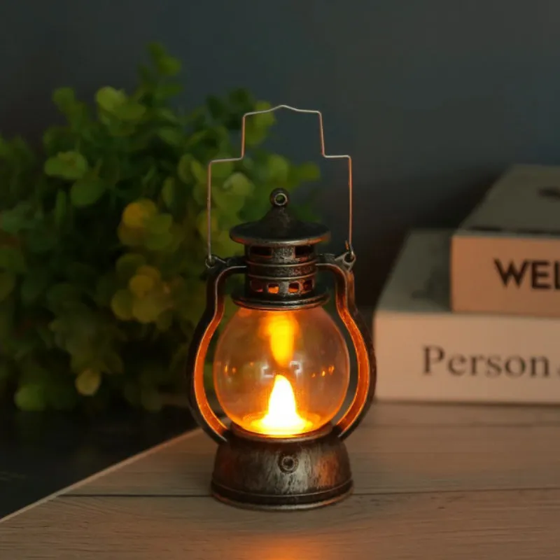 European Style Night Light Retro Oil Lamp