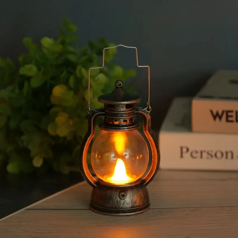 European Style Night Light Retro Oil Lamp