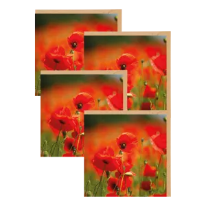 Field of Poppies Greetings Cards