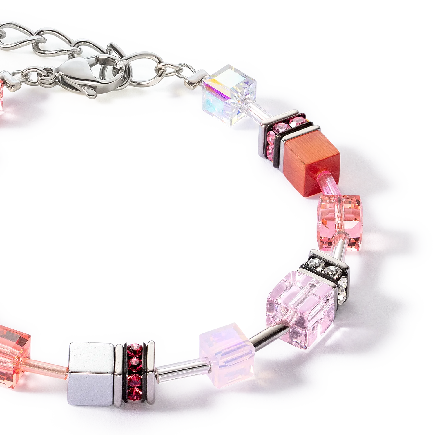 GeoCUBE® Iconic Joyful Colours bracelet red