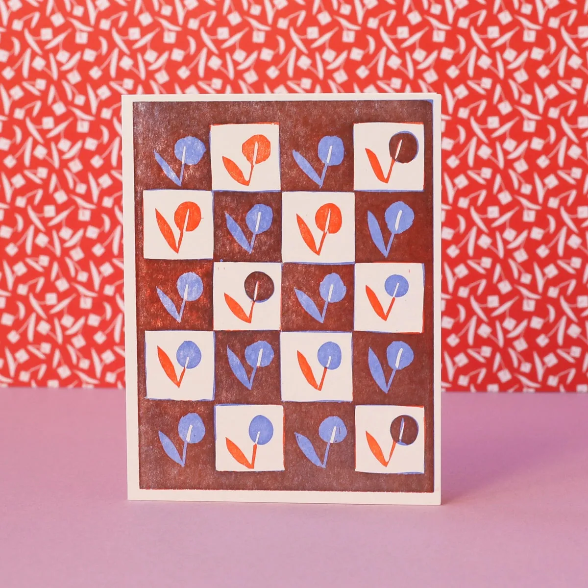 GeoFlorals Assorted Letterpress Cards Set