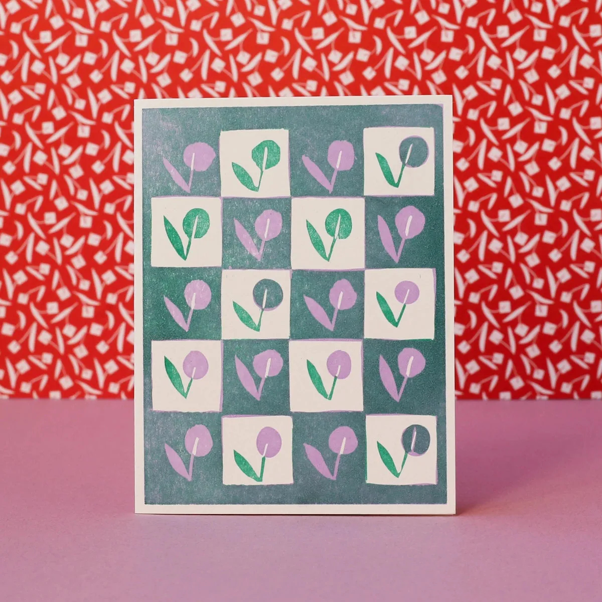 GeoFlorals Assorted Letterpress Cards Set