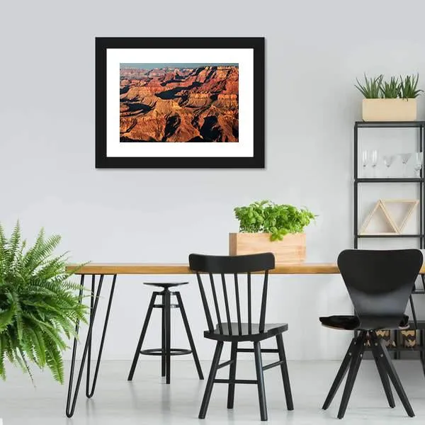 Grand Canyon At Sunrise Canvas Wall Art