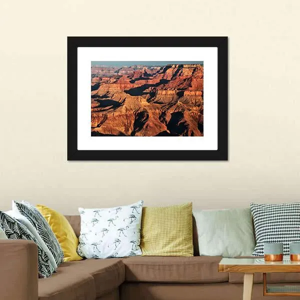 Grand Canyon At Sunrise Canvas Wall Art