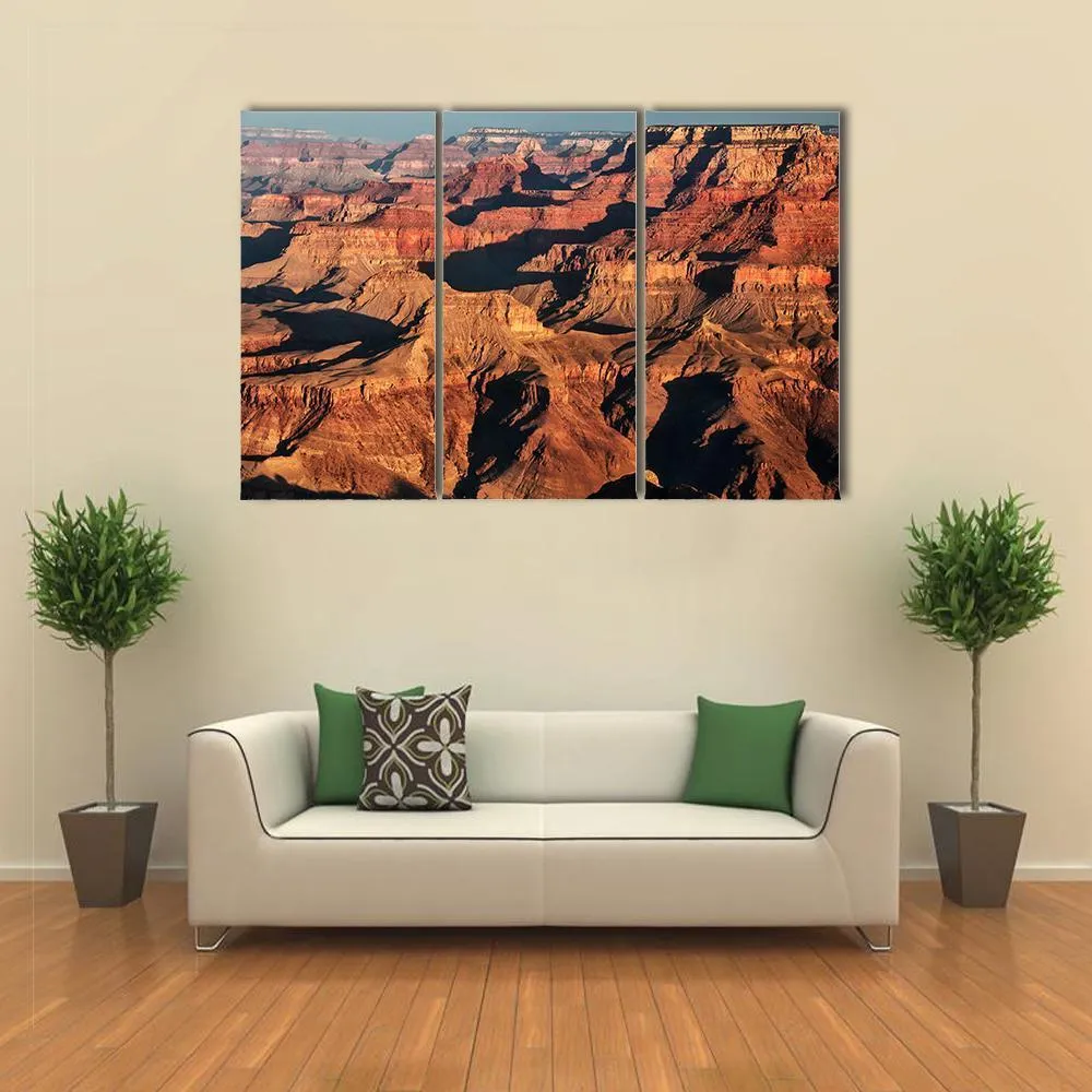 Grand Canyon At Sunrise Canvas Wall Art