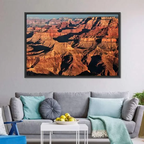 Grand Canyon At Sunrise Canvas Wall Art