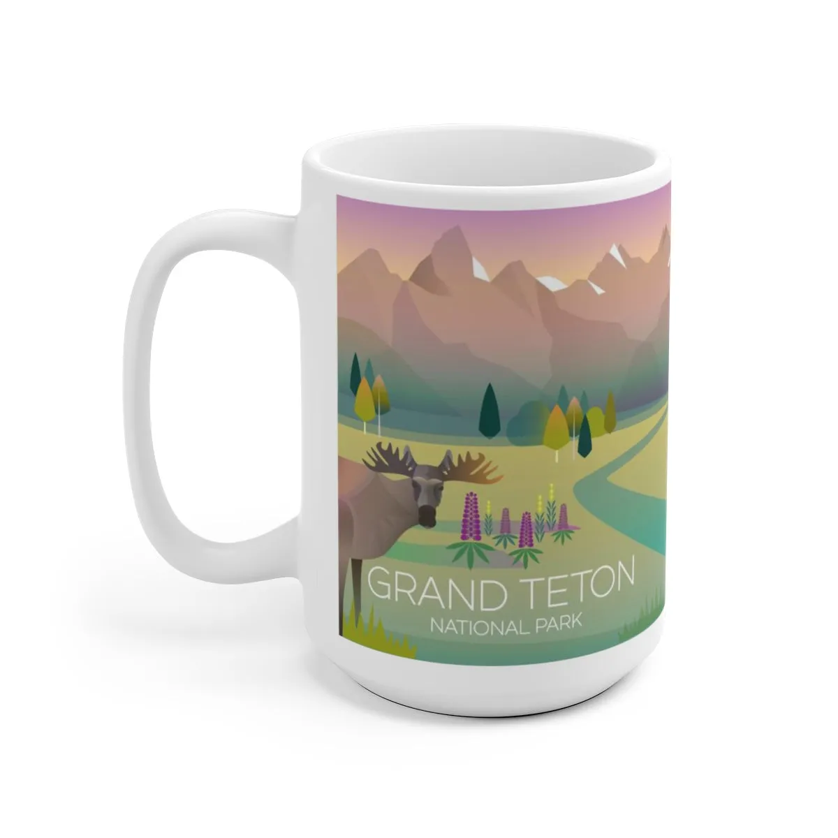 GRAND TETON NATIONAL PARK 11 OZ OR 15 OZ CERAMIC MUG