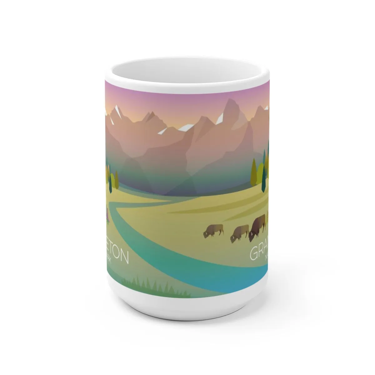 GRAND TETON NATIONAL PARK 11 OZ OR 15 OZ CERAMIC MUG