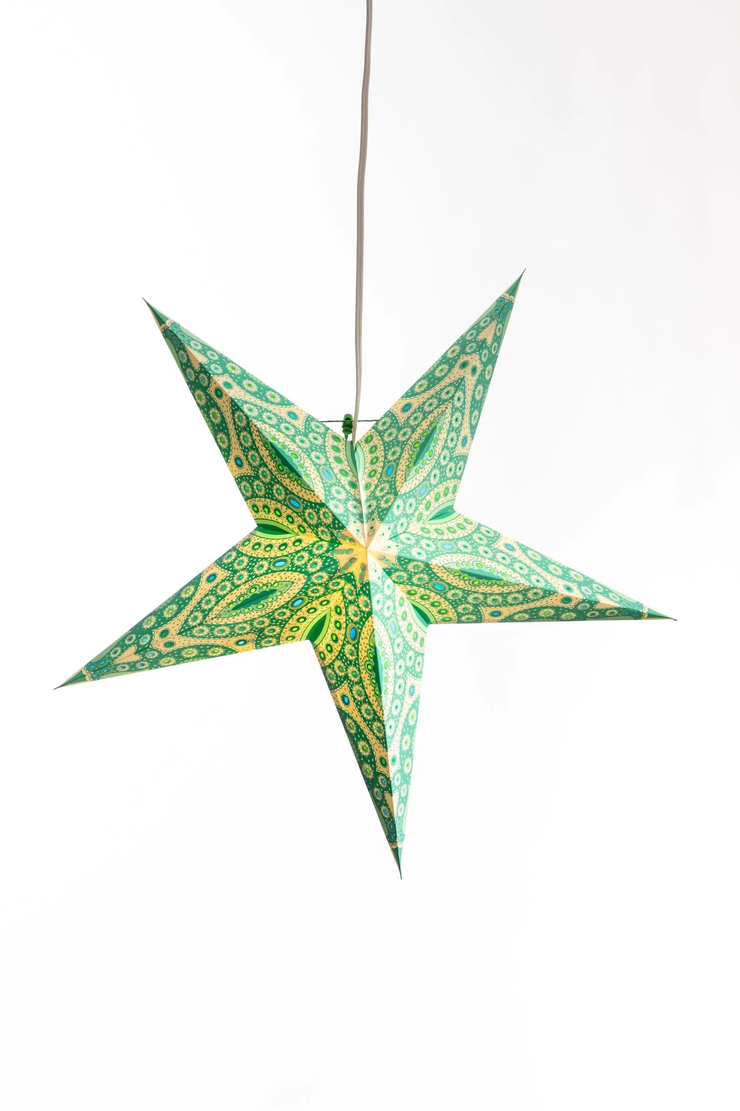 Green Star Paper Lantern