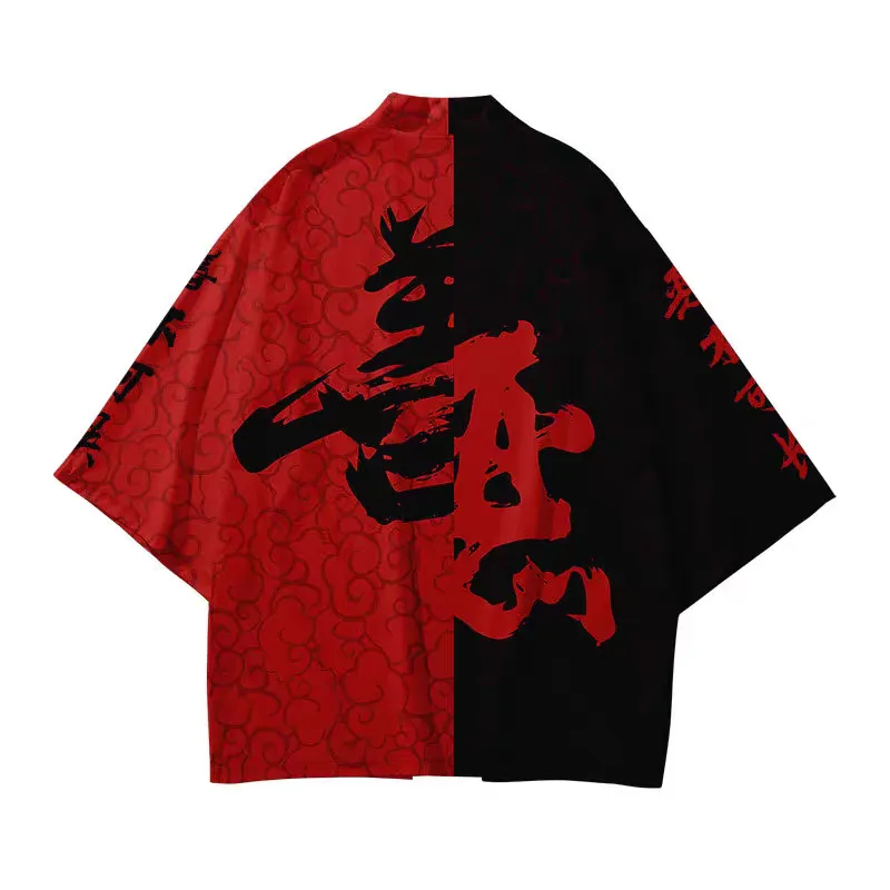 Half Good Half Evil Kimono Cardigan