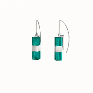 Hoi An Earrings - Rainforest Green