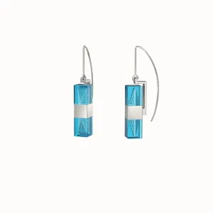 Hoi An Earrings - Topaz Blue