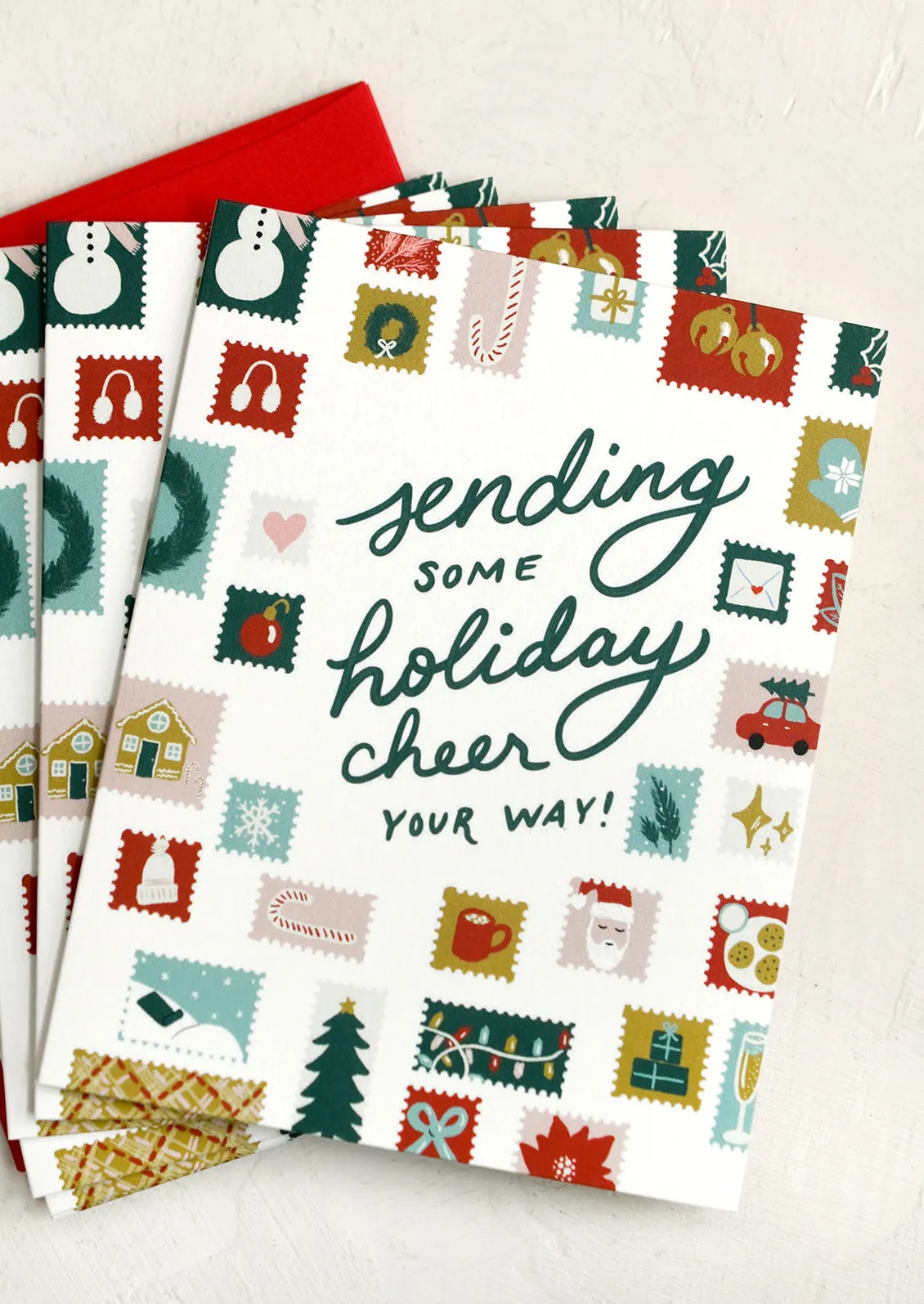 Holiday Cheer Stamps Card Set