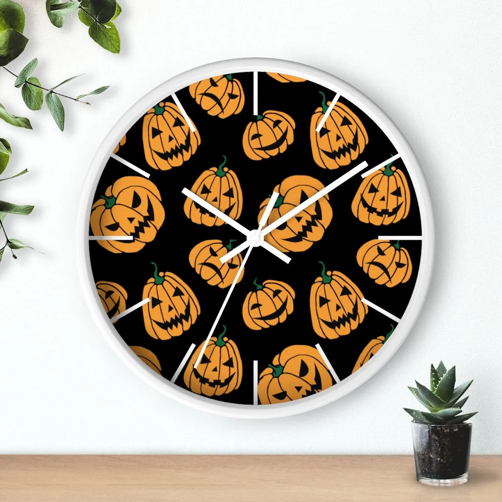 Jack-O-Lanterns Wall Clock