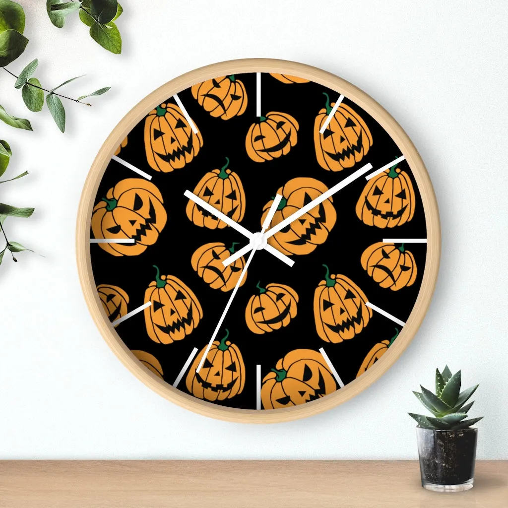 Jack-O-Lanterns Wall Clock