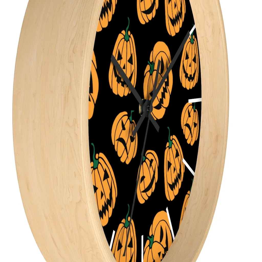 Jack-O-Lanterns Wall Clock