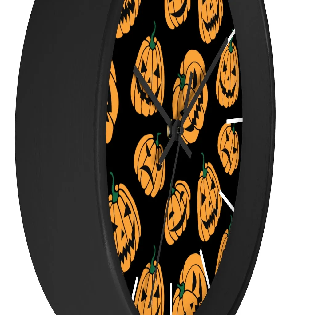 Jack-O-Lanterns Wall Clock