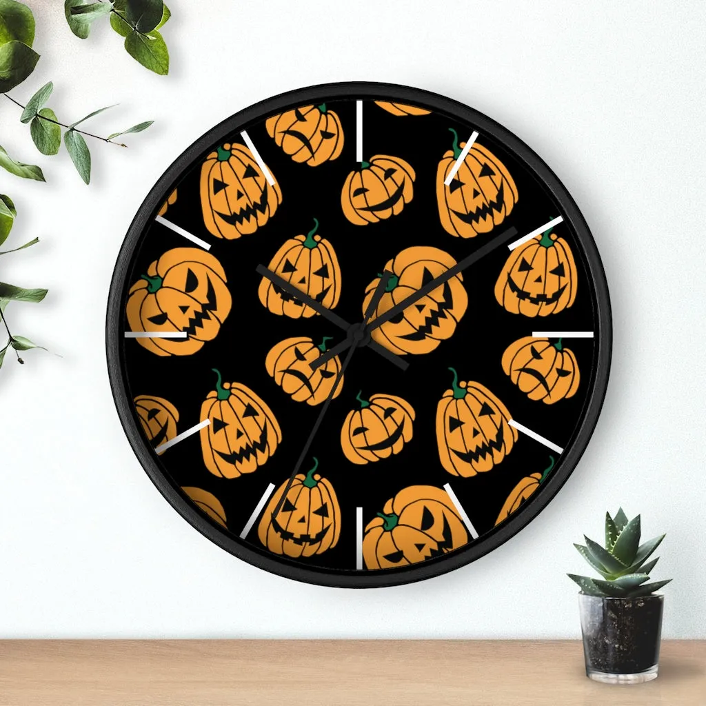 Jack-O-Lanterns Wall Clock