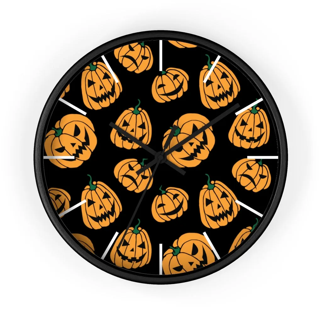 Jack-O-Lanterns Wall Clock