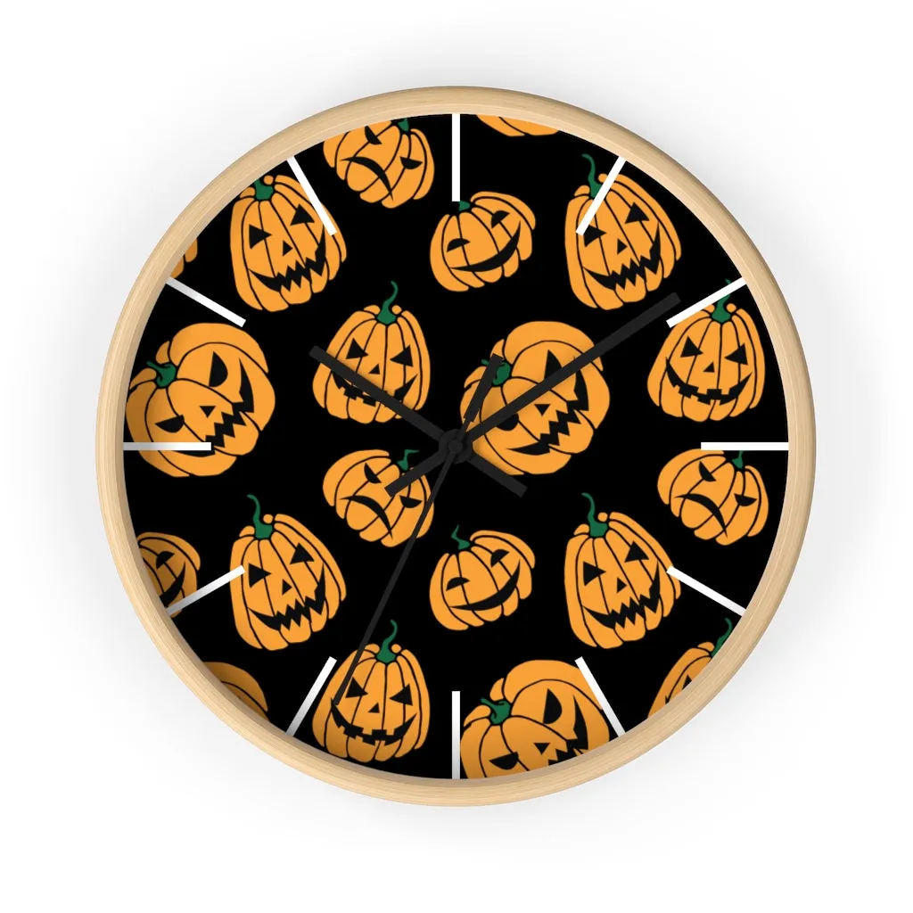 Jack-O-Lanterns Wall Clock